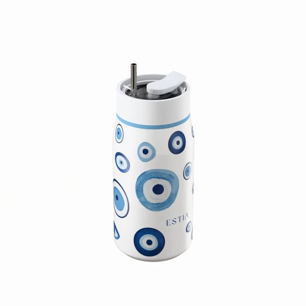 ESTIA HOME ART THERMOS LENS SAVE THE AEGEAN 360ml SPIRIT OF LUCK