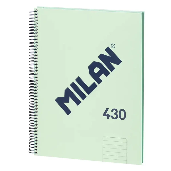 MILAN ΤΕΤΡΑΔΙΟ ΣΠΙΡΑΛ A4 80 ΦΥΛΛΑ COLLECTION ΠΡΑΣΙΝΟ