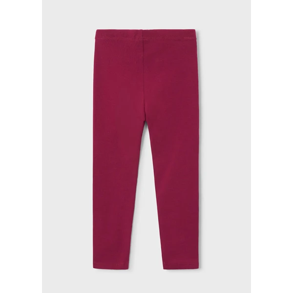 MAYORAL BASIC STRETCH JERSEY LEGGINGS CHERRY