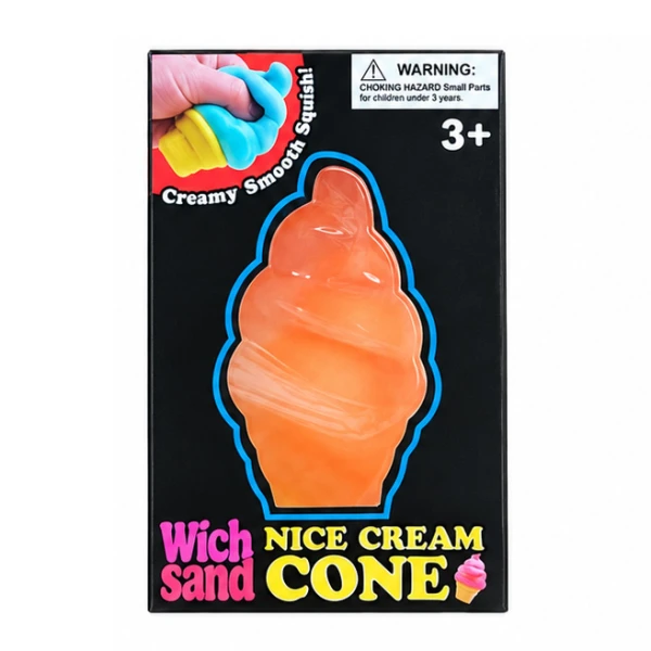 SQUEEZE ICE CREAM CONE STRESS TOY - 4 COLORS
