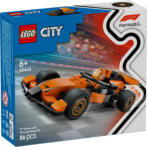LEGO® CITY ΟΔΗΓΟΣ F1® ΜΕ ΑΓΩΝΙΣΤΙΚΟ ΑΥΤΟΚΙΝΗΤΟ MCLAREN