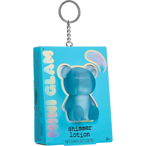 MINI GLAM COSMETIC BEAR SHIMMER LOTION – BLUE