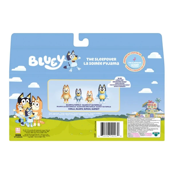 BLUEY S15 ΣΕΤ 4 ΦΙΓΟΥΡΕΣ SLEEPOVER