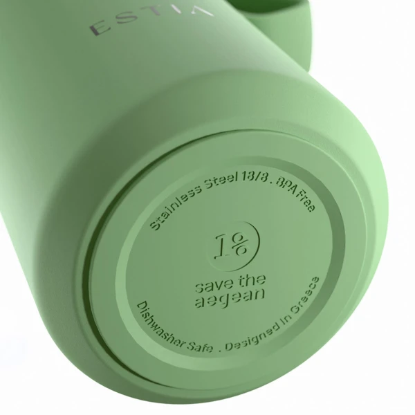 ESTIA HOME ART ΘΕΡΜΟΣ PULSE SAVE THE AEGEAN 360ml PINE