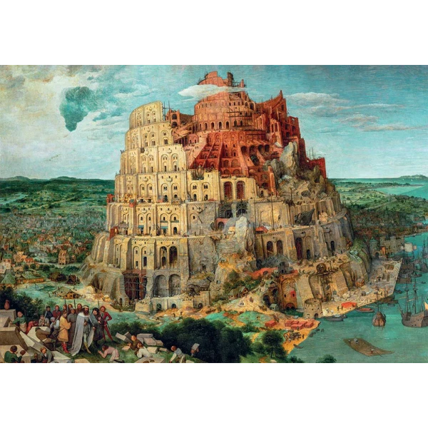 CLEMENTONI ΠΑΖΛ MUSEUM COLLECTION BRUEGEL Ο ΠΥΡΓΟΣ ΤΗΣ ΒΑΒΕΛ 1500 τεμ.
