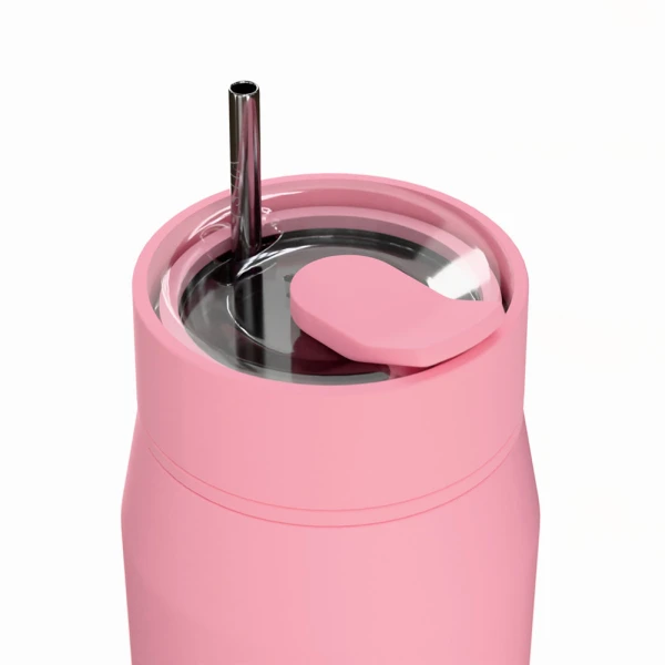 ESTIA HOME ART ΘΕΡΜΟΣ LENS SAVE THE AEGEAN 360ml ROSE