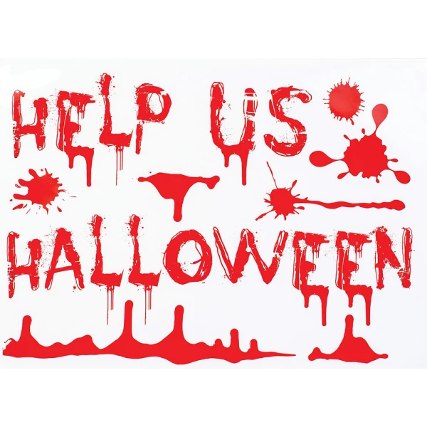 ΑΥΤΟΚΟΛΛΗΤΑ ΠΑΡΑΘΥΡΟΥ HALLOWEEN - 8 ΣΧΕΔΙΑ