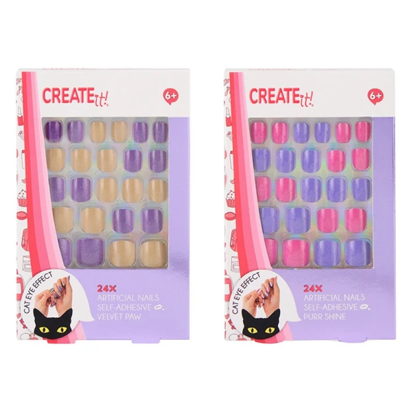 CREATE IT! ΤΕΧΝΗΤΑ ΑΥΤΟΚΟΛΛΗΤΑ ΝΥΧΙΑ TREND DESIGN - 2 ΣΧΕΔΙΑ