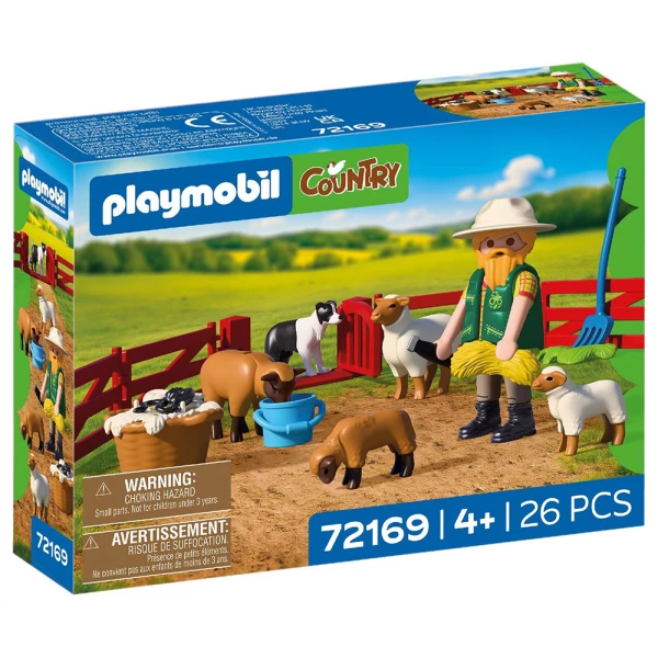 PLAYMOBIL COUNTRY ΒΟΣΚΟΣ ΜΕ ΤΟ ΚΟΠΑΔΙ ΤΟΥ