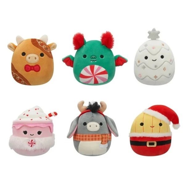 SQUISHMALLOWS-XMAS - BLIND ΚΑΨΟΥΛΑ ΜΕ ΛΟΥΤΡΙΝΟ 10 εκ. W1 - 1 τεμ.