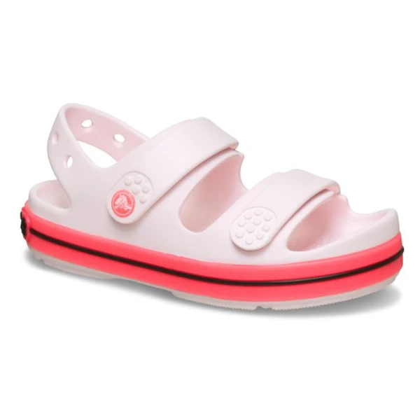 CROCS CROCBAND CRUISER SANDAL T BUBBLE ICE/PINK BLAST