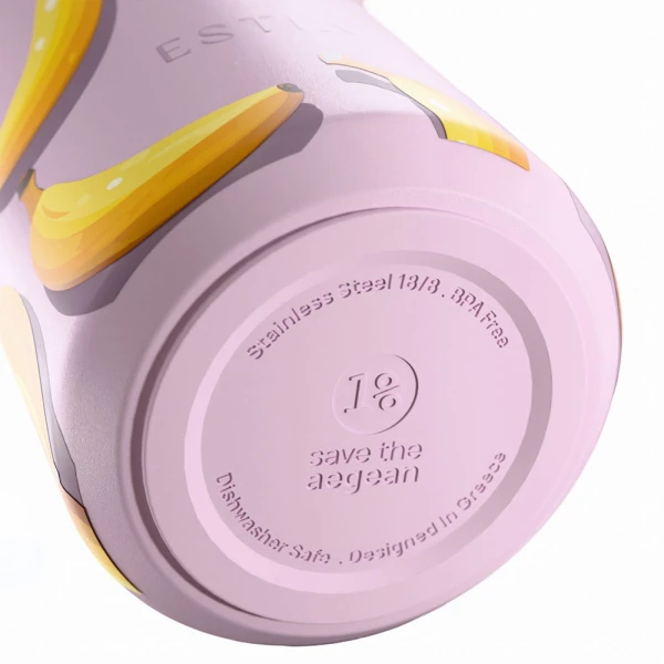 ESTIA HOME ART ΘΕΡΜΟΣ PULSE SAVE THE AEGEAN 500ml BANANA MOOD