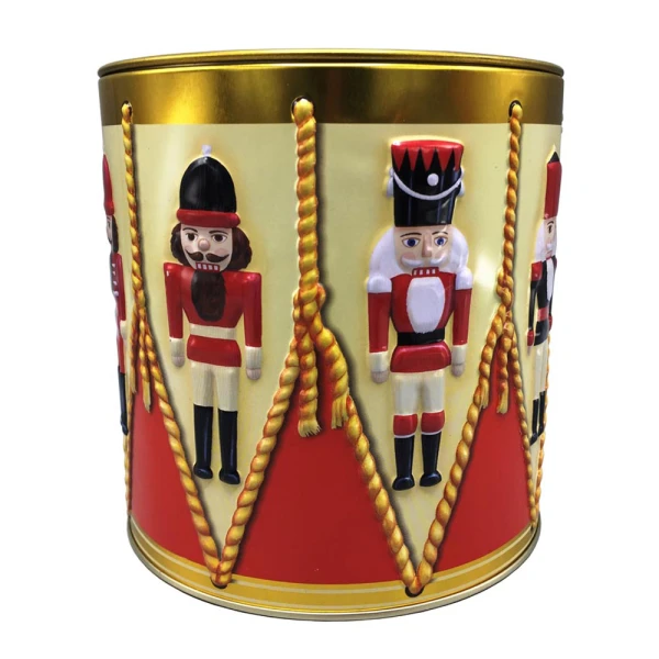 METAL TIN 14X14 cm NUTCRACKERS