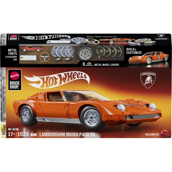 HOT WHEELS PREMIUM SERIES CAR LAMBORGHINI 71 MIURA P400 SV