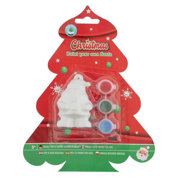 CHRISTMAS PAINT YOUR OWN SANTA 