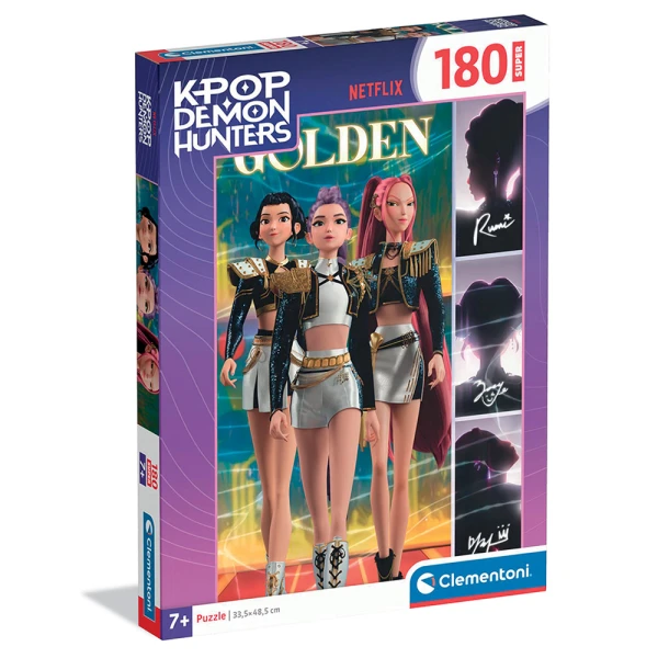 CLEMENTONI ΠΑΖΛ SUPER COLOR K-POP DEMON HUNTERS 180 τεμ.