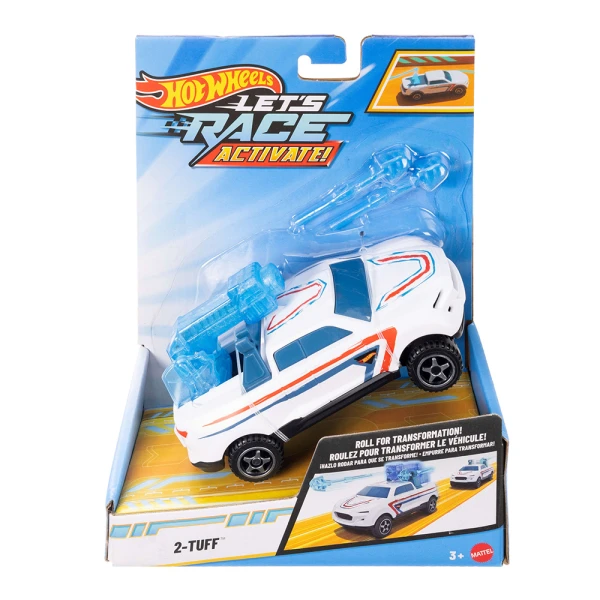 HOT WHEELS 1:32 LETS RACE ACTIVATE CAR 2-TUFF