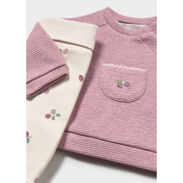 MAYORAL SET TRACKSUIT CLOSED FOOT PURPLE