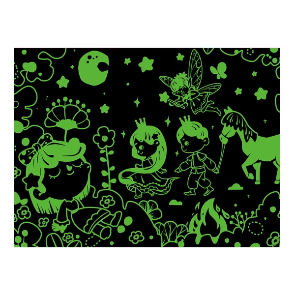 GLOW IN THE DARK ΠΑΖΛ 96 τεμ. THE DREAM OF THE PRINCESS