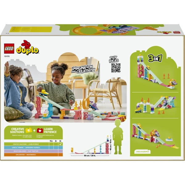 LEGO® DUPLO® 3 ΣΕ 1 ΔΗΜΙΟΥΡΓΙΚΕΣ ΡΑΜΠΕΣ ΜΕ ΟΧΗΜΑΤΑ
