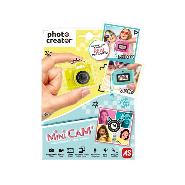 PHOTO CREATOR MINI DIGITAL CAMERA - 6 COLOURS